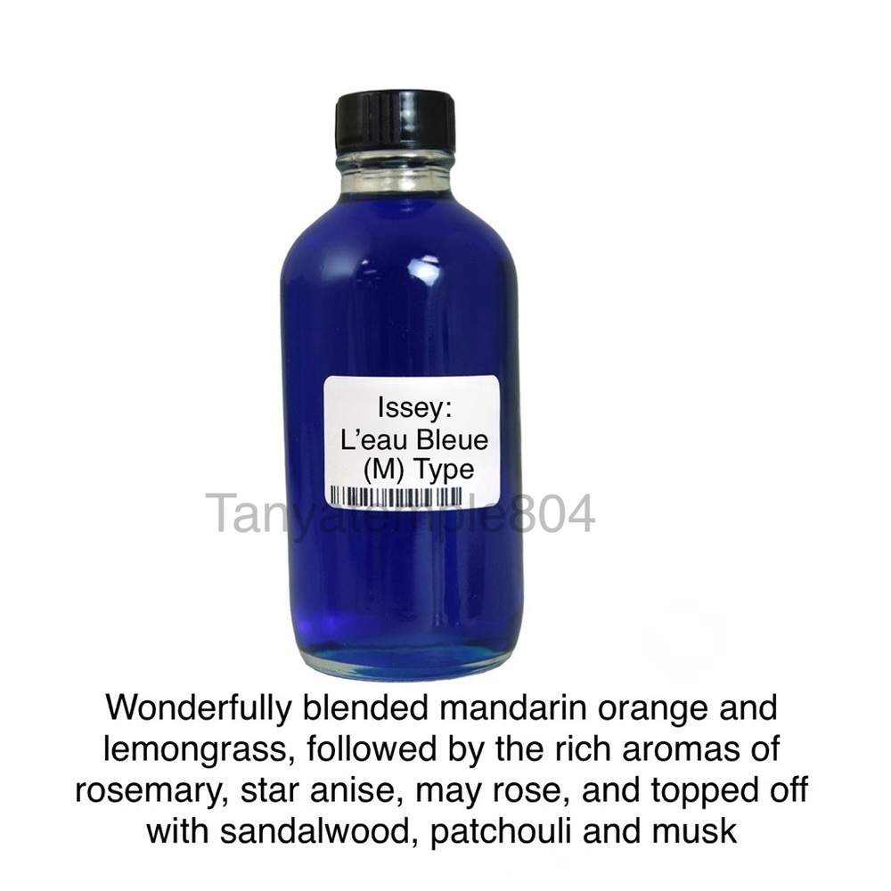 Issey: L'eau Bleue (M) Type 4 Oz Fragrance Oil Manly Earthly Fragrance